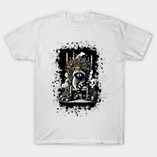 Throne of Trash: The Raccoon King T-Shirt